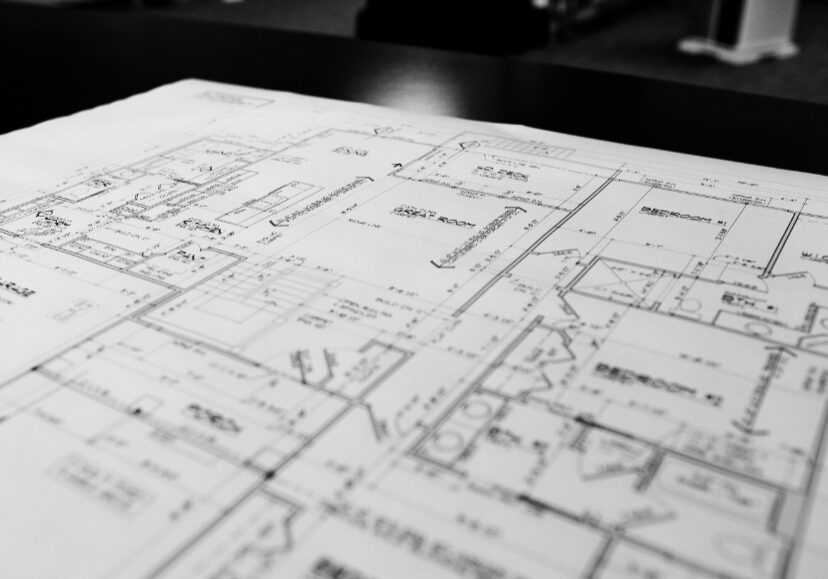 Floorplan Blueprint Drawing